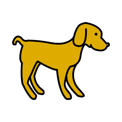 Pictograma que representa un perro