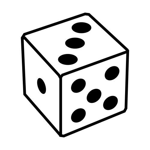 Dado perteneciente a un juego