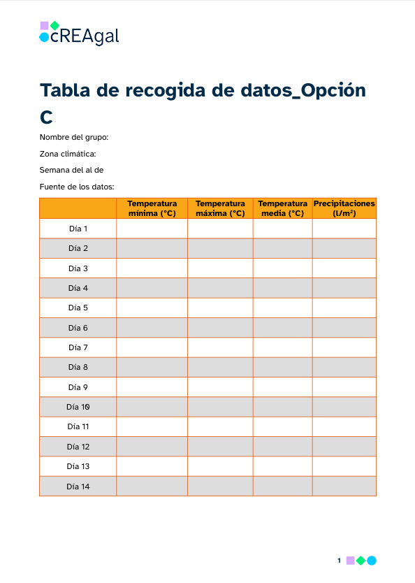 Imagen ficha recogida datos reto opción C