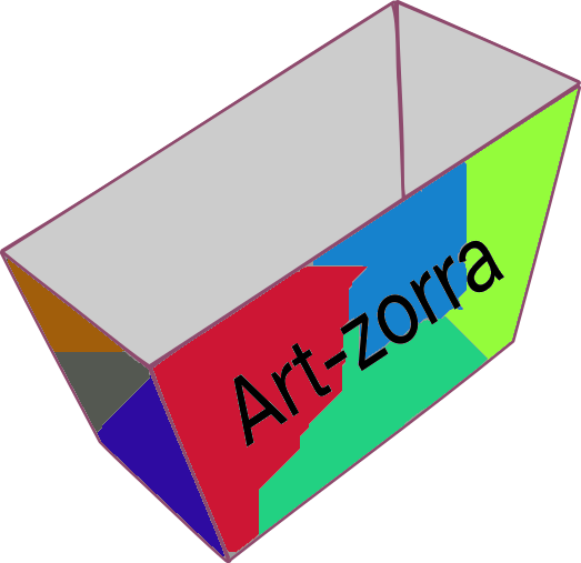 Ilustración dunha zorra decorada