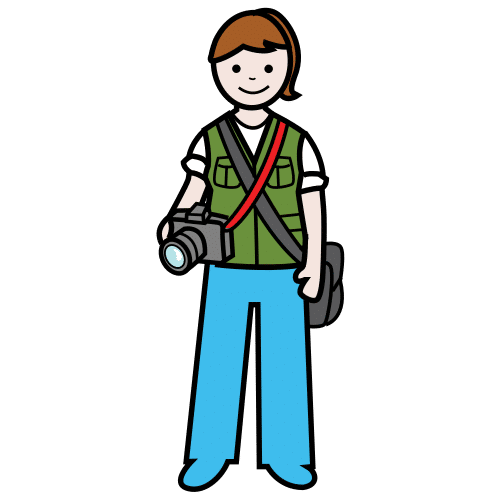 Debuxo dunha fotógrafa 