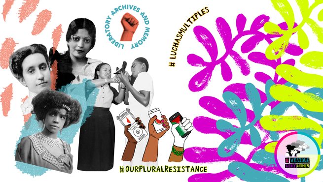 Collage de mulleres e recortes varios