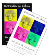 Carteis publicitarios do Entroido Composición con varios carteis publicitarios do Entroido