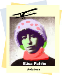 Cartel Elisa Patiño Composición do cartel coa imaxe de Elisa Patiño