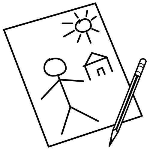 Pictograma que representa un bosquexo