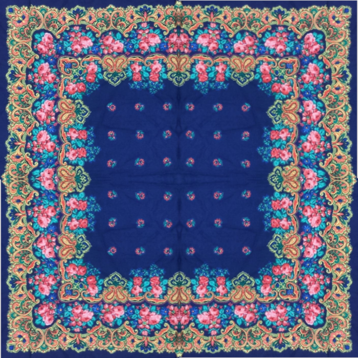 Fotografía dun pano de cabeza tradicional galego