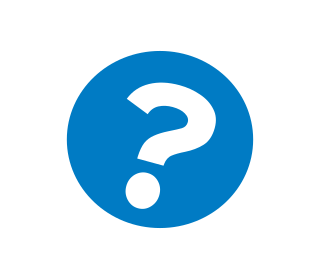 Signo de interrogación dentro dun círculo