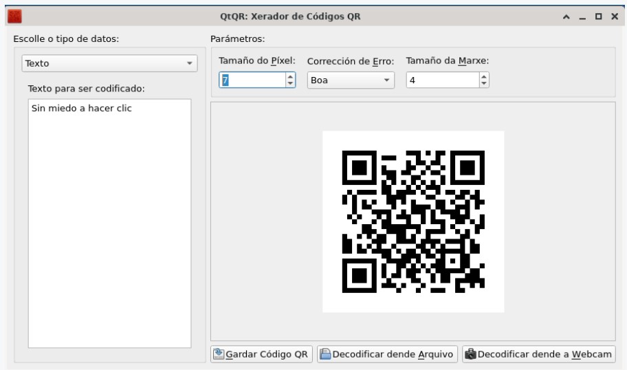 Aplicación en Abalar para creación de QR Aplicación en Abalar para creación de QR