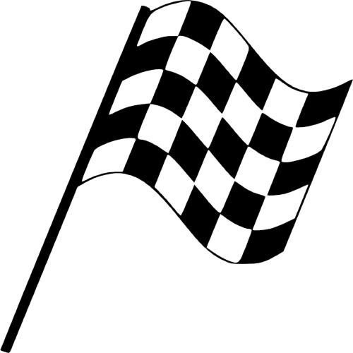 Bandera de llegada a la meta