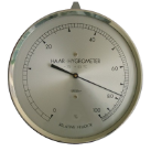 Higrómetro analóxico para medir a humidade relativa do aire (%)