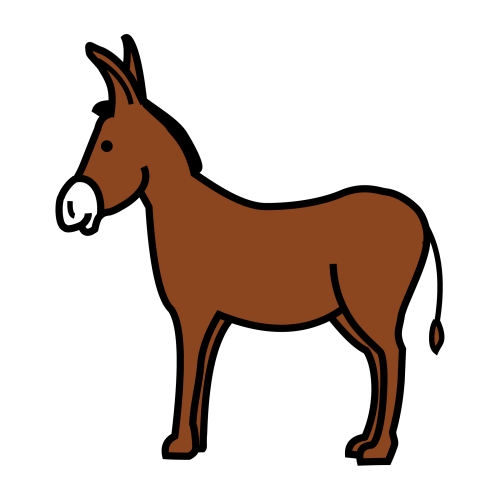 Pictograma de un burro