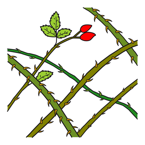 Pictograma de unas zarzas