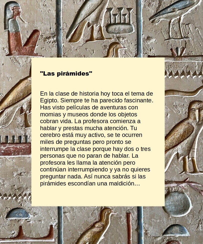 Jeroglifos sobre piedra