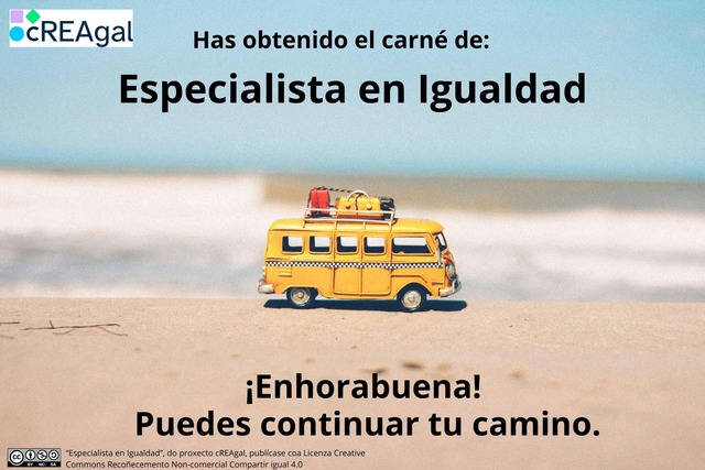 Carné de especialista con furgoneta en la playa