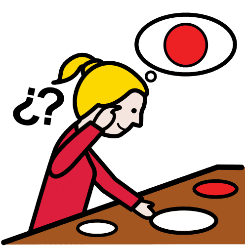 Niña poniendo en marcha su imaginación