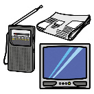 Pictograma de ARASAAC Medios de comunicación