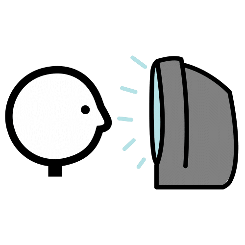 Tele de la que sale un globo de texto