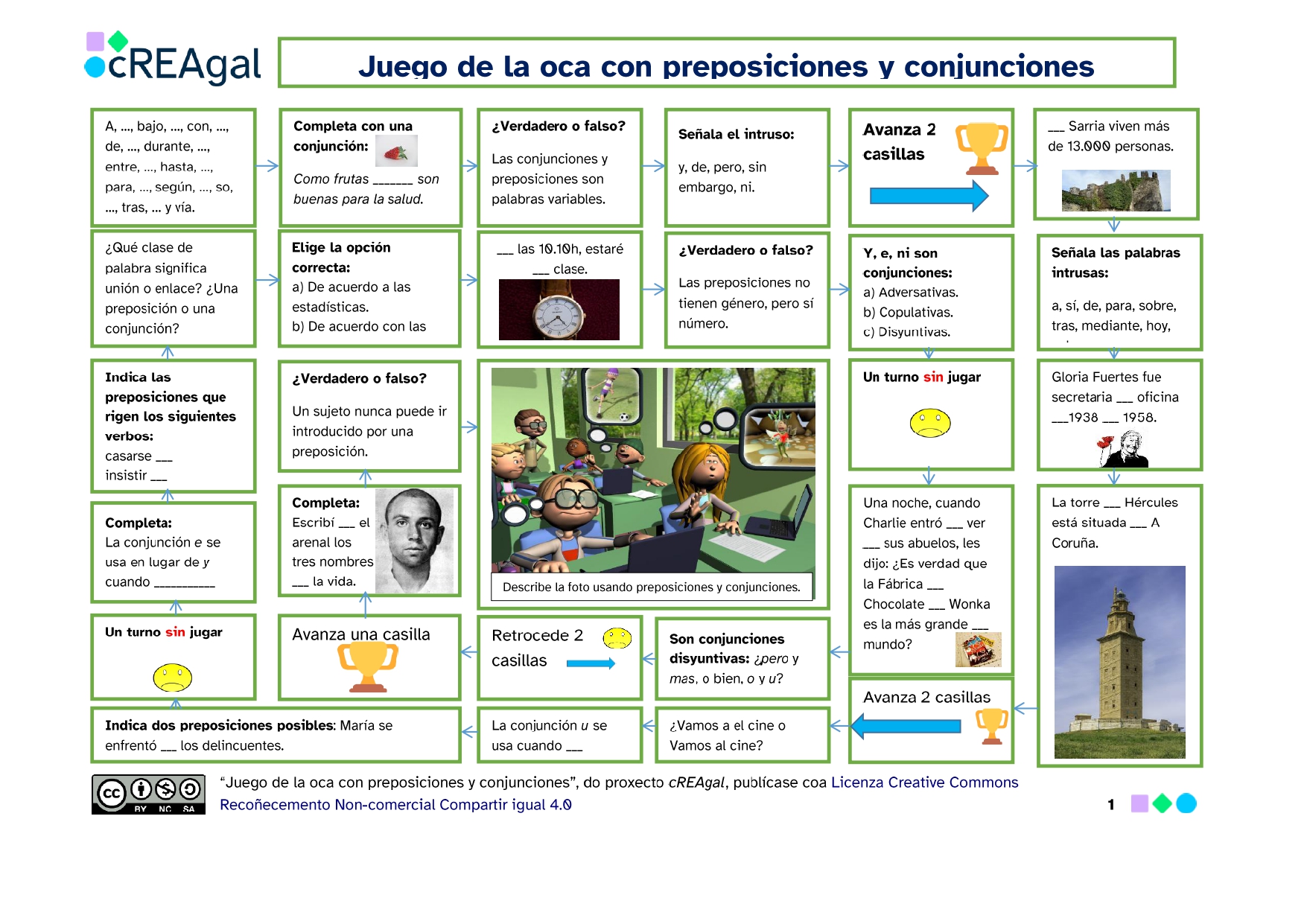 Al pulsar descarga el juego de la oca en formato pdf en una nueva ventana.