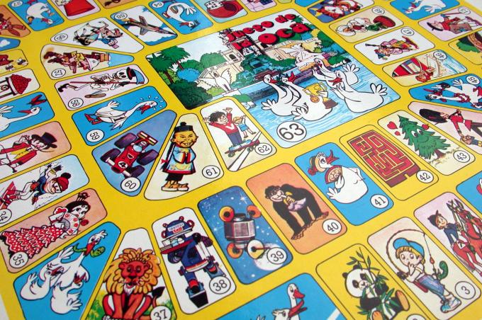 Tablero del juego de la Oca