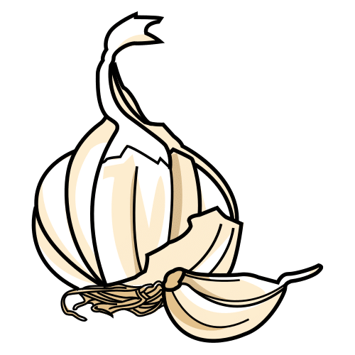 Allo Pictograma dunha cabeza de allo