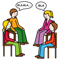 Nenos e nenas falando