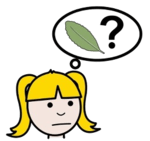 Nena pensando nunha folla