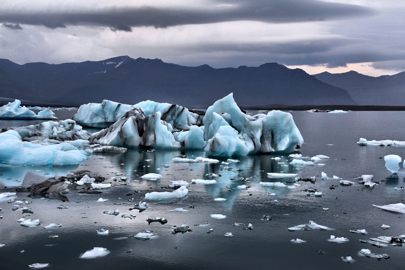 Fotografía dunha zona de tundra en Islandia