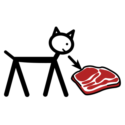 Pictograma de animal carnívoro