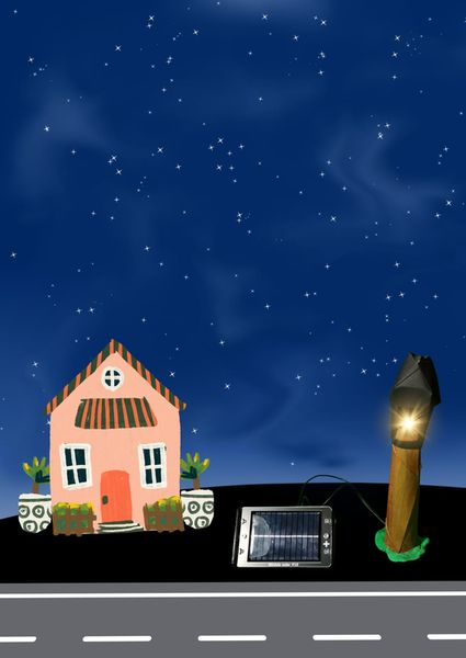 Iluminación con enerxía solar