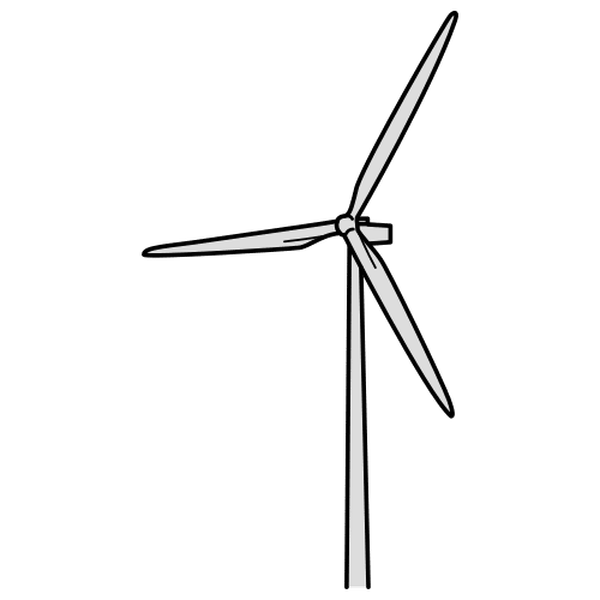 Ilustración que representa un aeroxerador