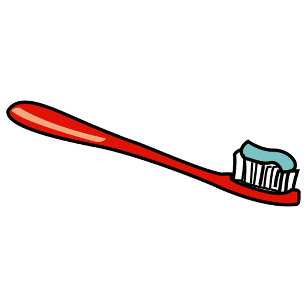 Ilustración que representa un cepillo de dentes