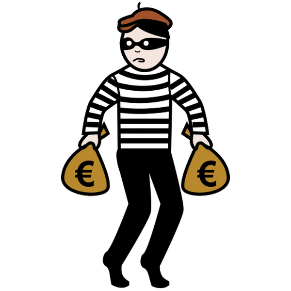 Ladrón robando 