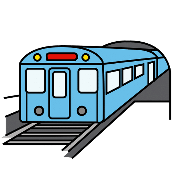 Ilustración que representa un tren