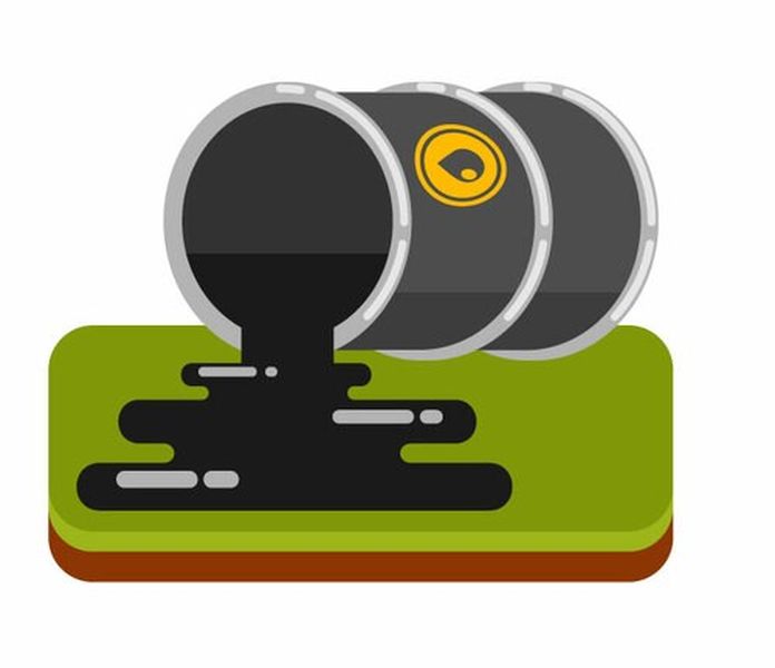 Ilustración que representa o petróleo