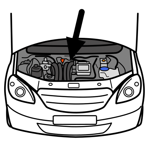 Ilustración que representa un motor