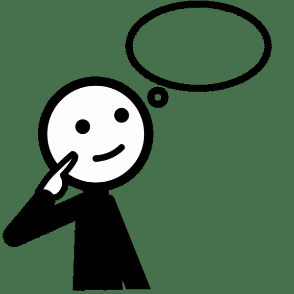 Ilustración que representa a acción de pensar.