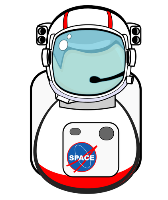 Debuxo dun traxe de astronauta