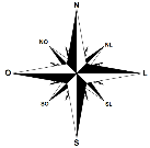 Imaxen dunha rosa dos ventos