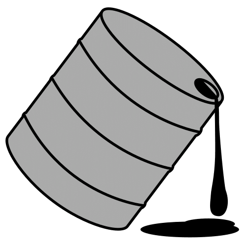 Bidón con petróleo