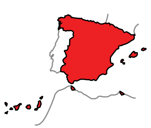 Mapa do territorio español