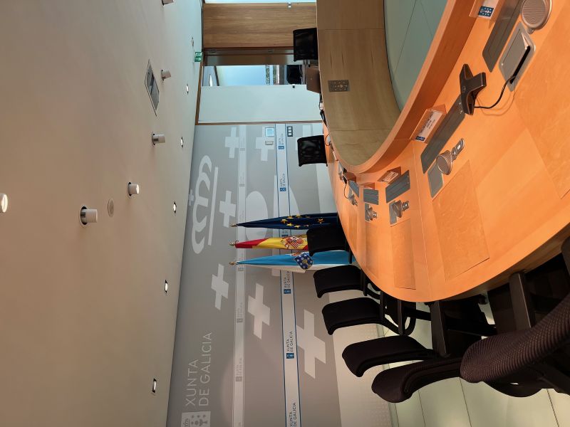Sala de plenos da Xunta de Galicia