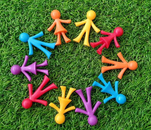 Grupo de figuras de xente