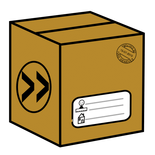 Pictograma dun paquete