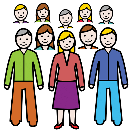 Grupo de personas juntas