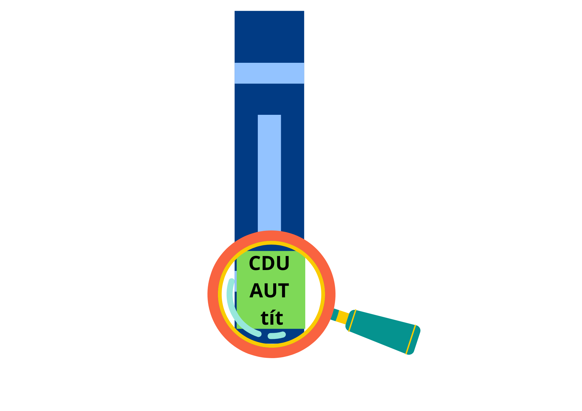 Lomo de un libro con CDU