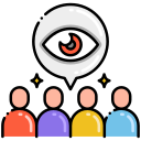 Audiencia mirando la exposición