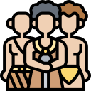  Tres personas nativas