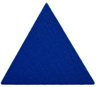 Adjetivo Pirámide azul grande (cREAgal)