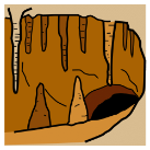 Imagen con un gran agujero en la tierra. 