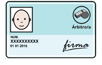 Tarxeta identificativa para cada responsable do evento